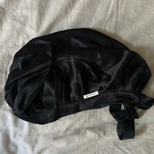 LILYSILK 100% Mulberry Silk Bonnet, Silk Night Sleep Cap Adjustable